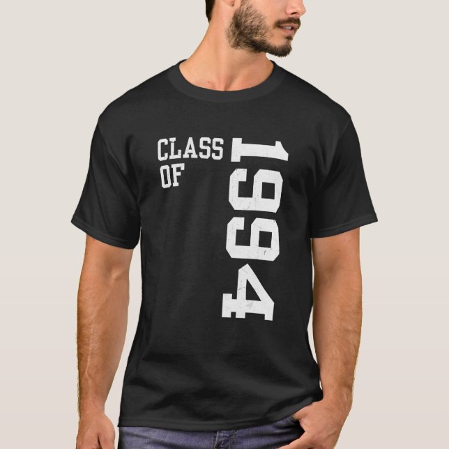 Retro Class of 1994 Senior High School Reunion Vin T-Shirt (Front)