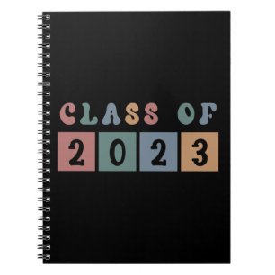 Retro Class of 2023 School College graduation Gift Notebook