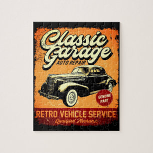 RETRO   CLASSIC GARAGE   PUZZLE