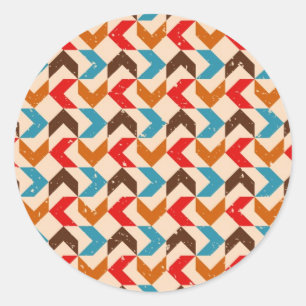 Retro Classic Round Sticker