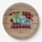 Retro Classic Rustic Wood Merry Christmas Truck