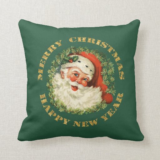 Image of Retro Classic Santa Claus Cushion