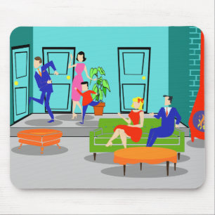 Retro Classic Television Mousepad