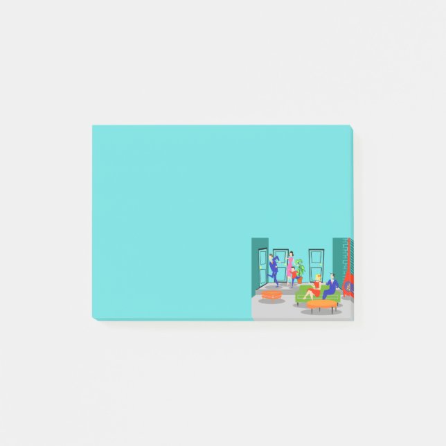 Retro Classic Television Post-It Notes (Front)