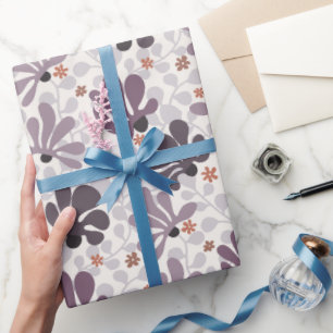 Retro Classic Vines & Flowers Wrapping Paper