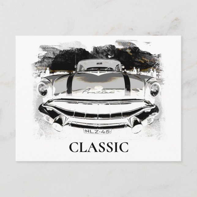*~* Retro Classic Vintage Car Antique Postcard (Front)
