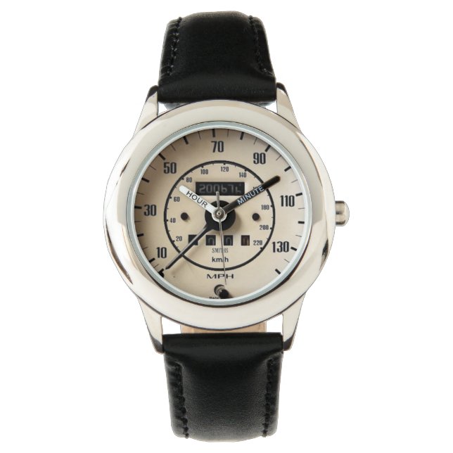 Retro Classical Scooter Speedometer Watch (Front)