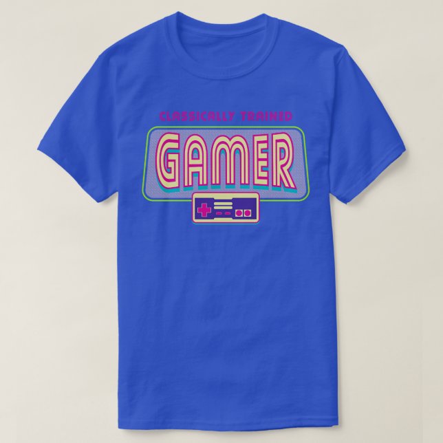 Retro Classically Trained Typography T-Shirt (Design Front)