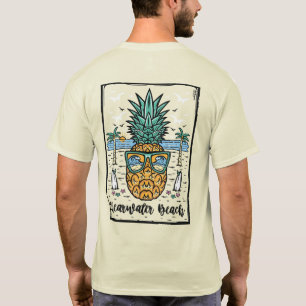 Retro Clearwater Beach artwork in both sides T-Shirt