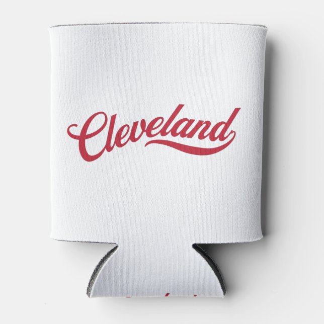 Retro Cleveland Can Cooler (Front)