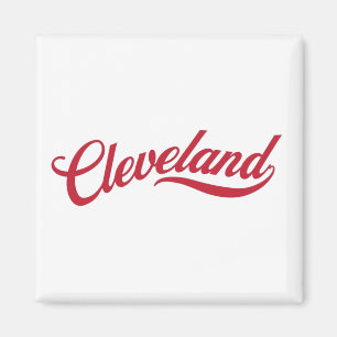 Retro Cleveland Magnet