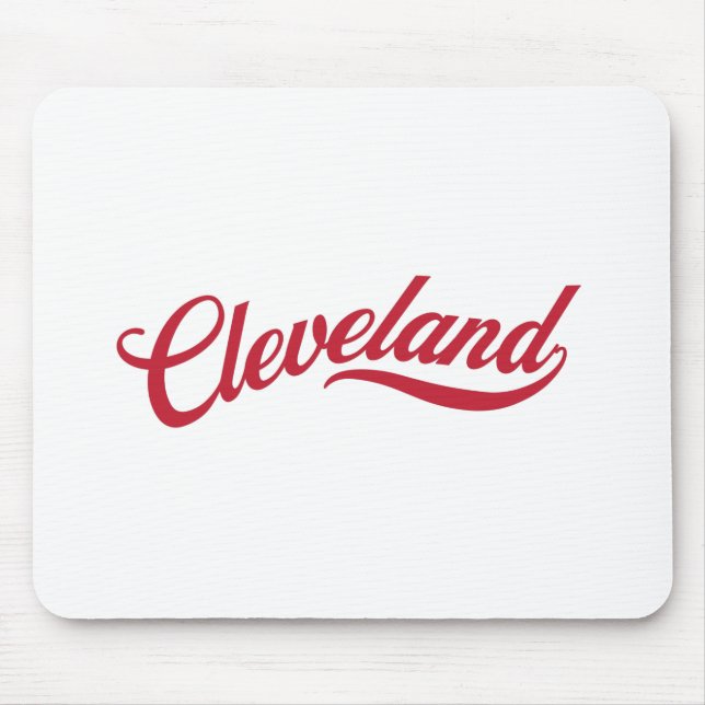 Retro Cleveland Mouse Mat (Front)