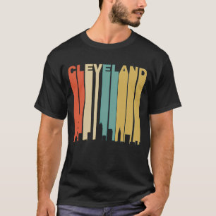 Retro Cleveland Skyline T-Shirt