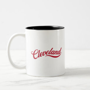 Retro Cleveland Two-Tone Coffee Mug