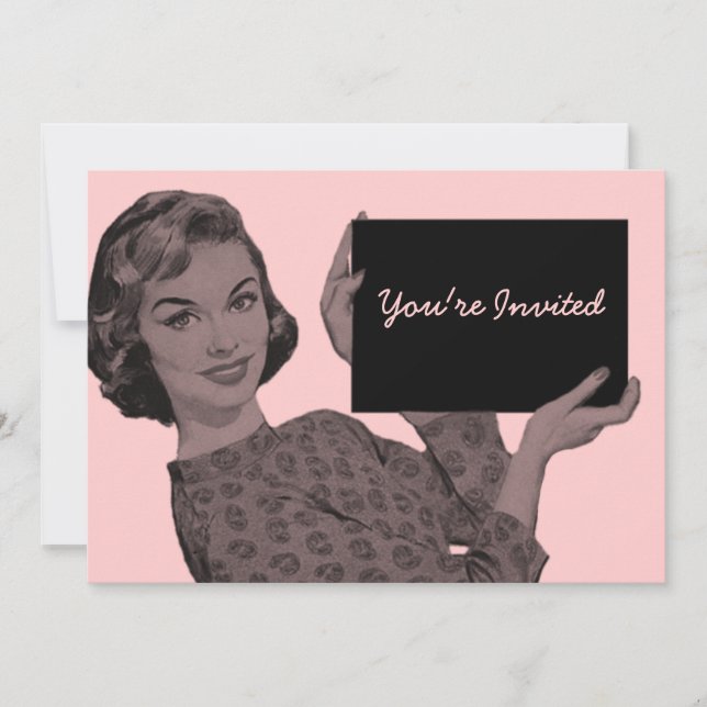 Retro Clipboard Invitation (Front)