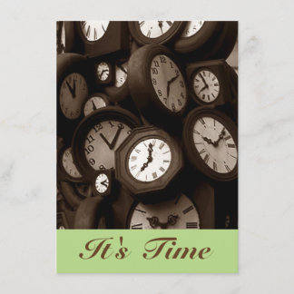 Retro Clocks It's Time Gr8 Reminder Announcements