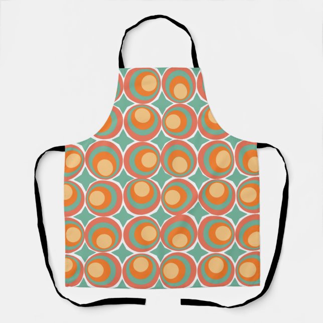 Retro Clovers  Apron (Front)