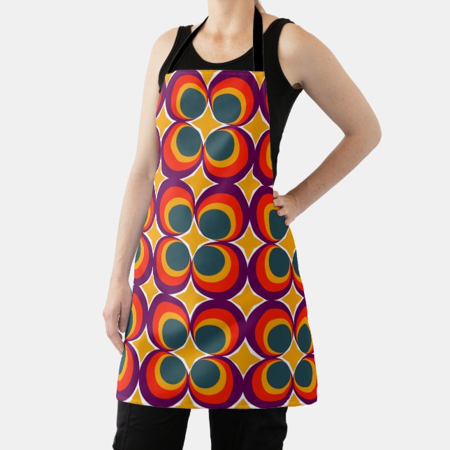 Retro Clovers  Apron (Insitu)