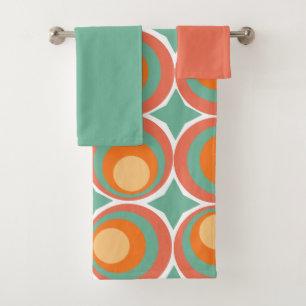 Retro Clovers  Bath Towel Set