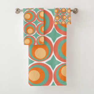 Retro Clovers  Bath Towel Set