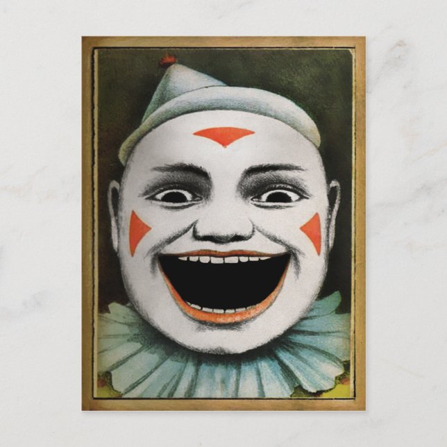 Retro Clown Postcard (Front)