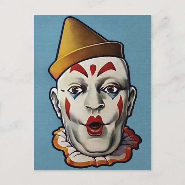 Retro Clown Postcard (Front)
