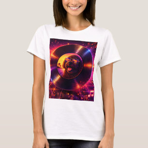 Retro Cockapoo Vinyl Record T Shirt 80s Music