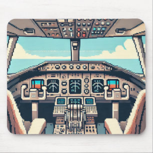 Retro Cockpit Mousepad (Light)