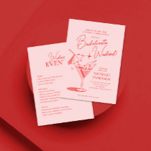 Retro Cocktail Bachelorette Weekend Itinerary