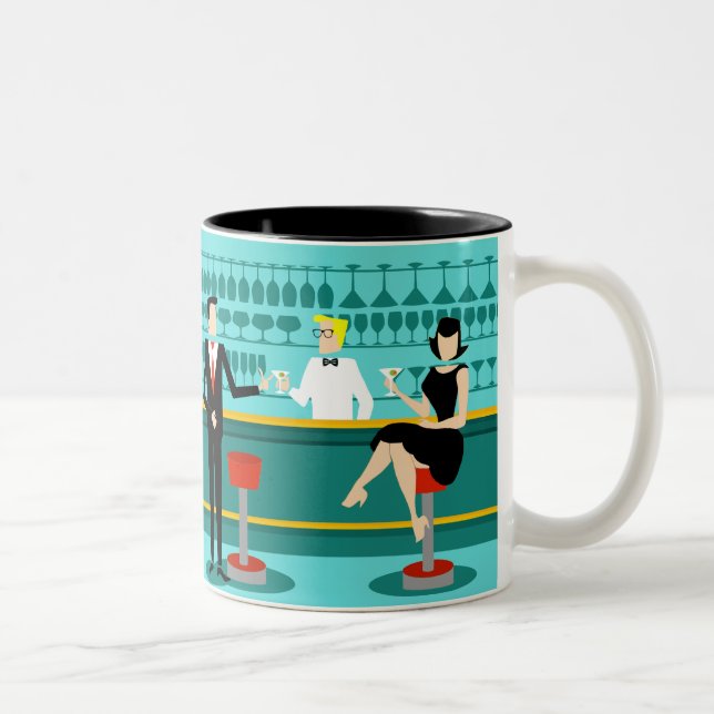 Retro Cocktail Lounge Mug (Right)