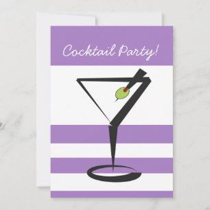 retro Cocktail party Invitation