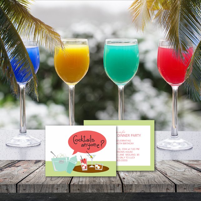 Retro Cocktail Party Invitations (Creator Uploaded)