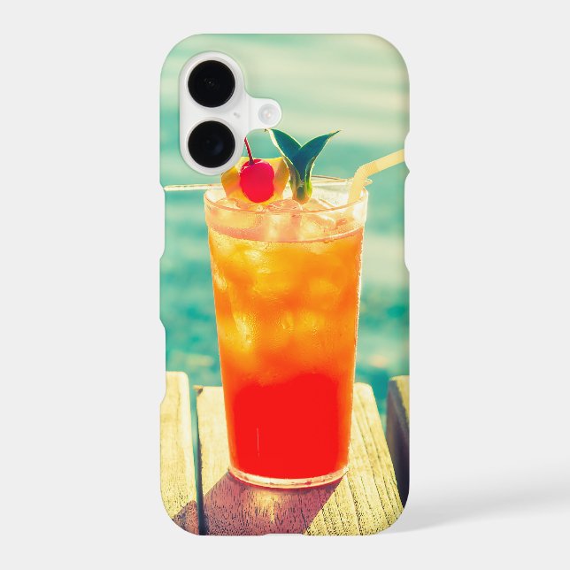 Retro cocktail sunset pool bar (Back)