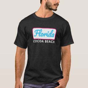 Retro Cocoa Beach Fl Classic Vintage Cocoa Beach F T-Shirt