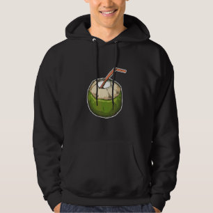 Retro Coconut Coconut Nut Coconut Oil Coconut Wate Hoodie