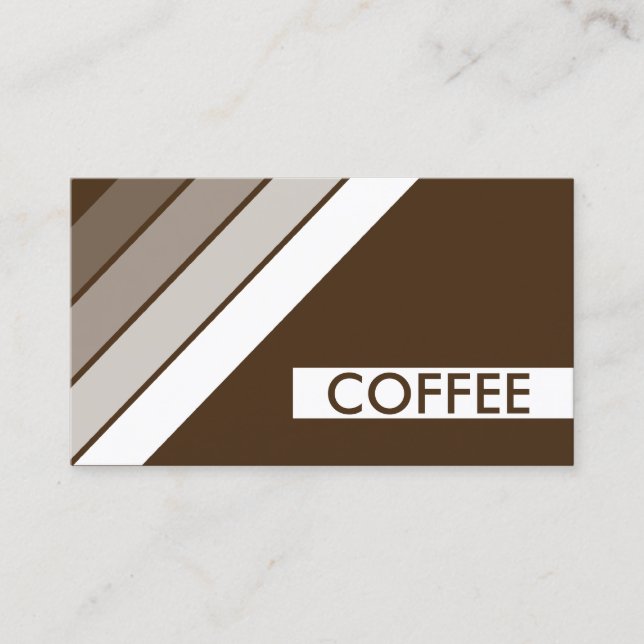 retro COFFEE Business Card (Front)