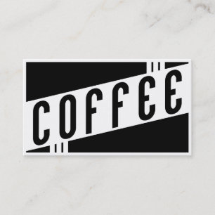 retro coffee business card
