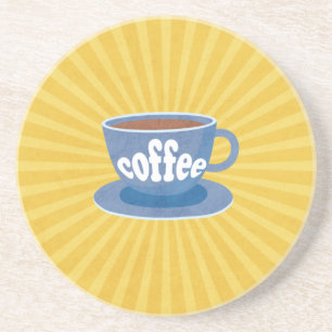 Retro Coffee Design Coaster