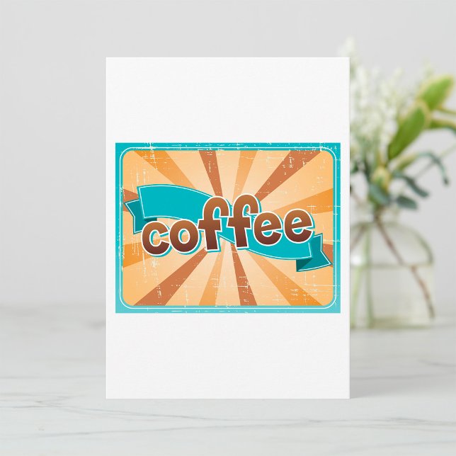 Retro Coffee Design Invitation (Creator Uploaded)
