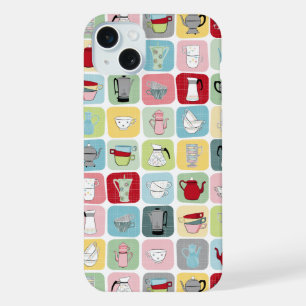Retro Coffee iPhone 15 Plus Case