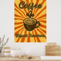 Retro Coffee Liquid Sunshine-Vintage Coffee