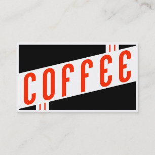 retro coffee loyalty program card