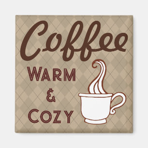 Retro  Coffee Magnet Gift