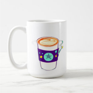 Retro Coffee Manifestation Tee Mug