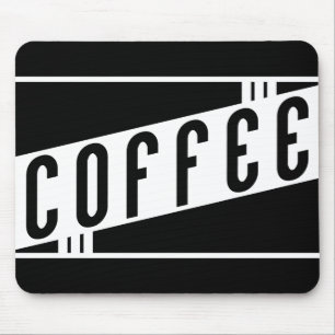 retro coffee mouse mat