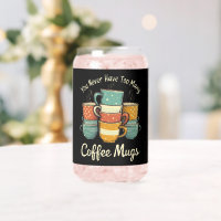Retro Coffee Mug Stack Vintage Design