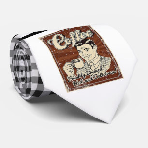 Retro Coffee Necktie