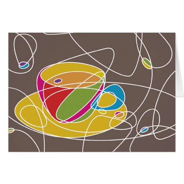 retro COFFEE shapes (Front Horizontal)