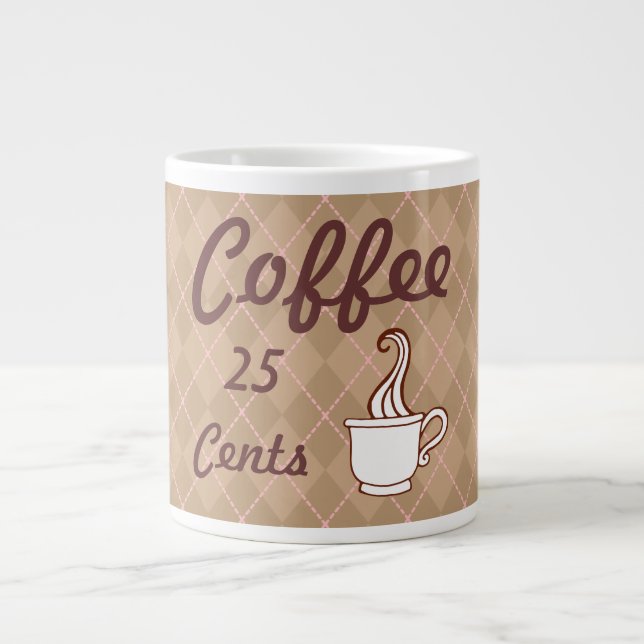 Retro Coffee Shop Mug Gift (Front)