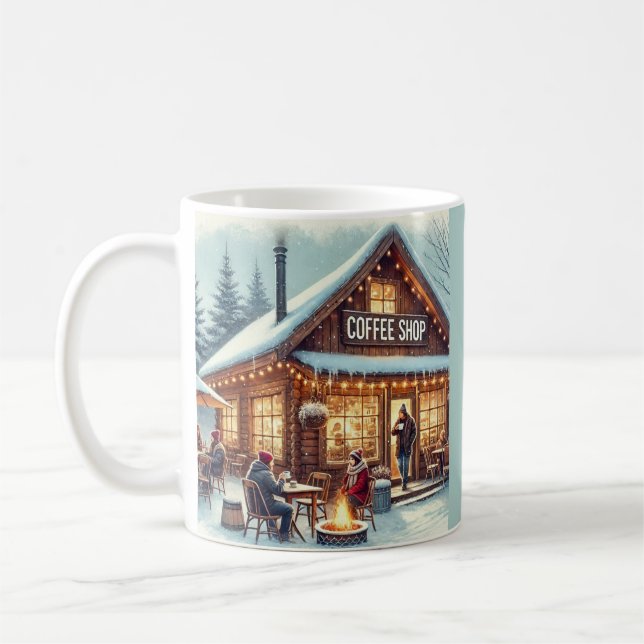 Retro Coffee Shop Vibes Mug (Left)